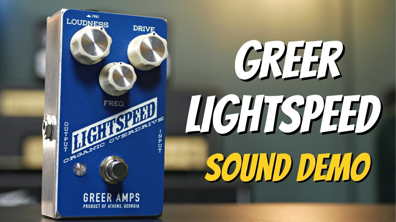 The Best "Always-On" Pedal - Greer Amps Lightspeed - Pedal Demo