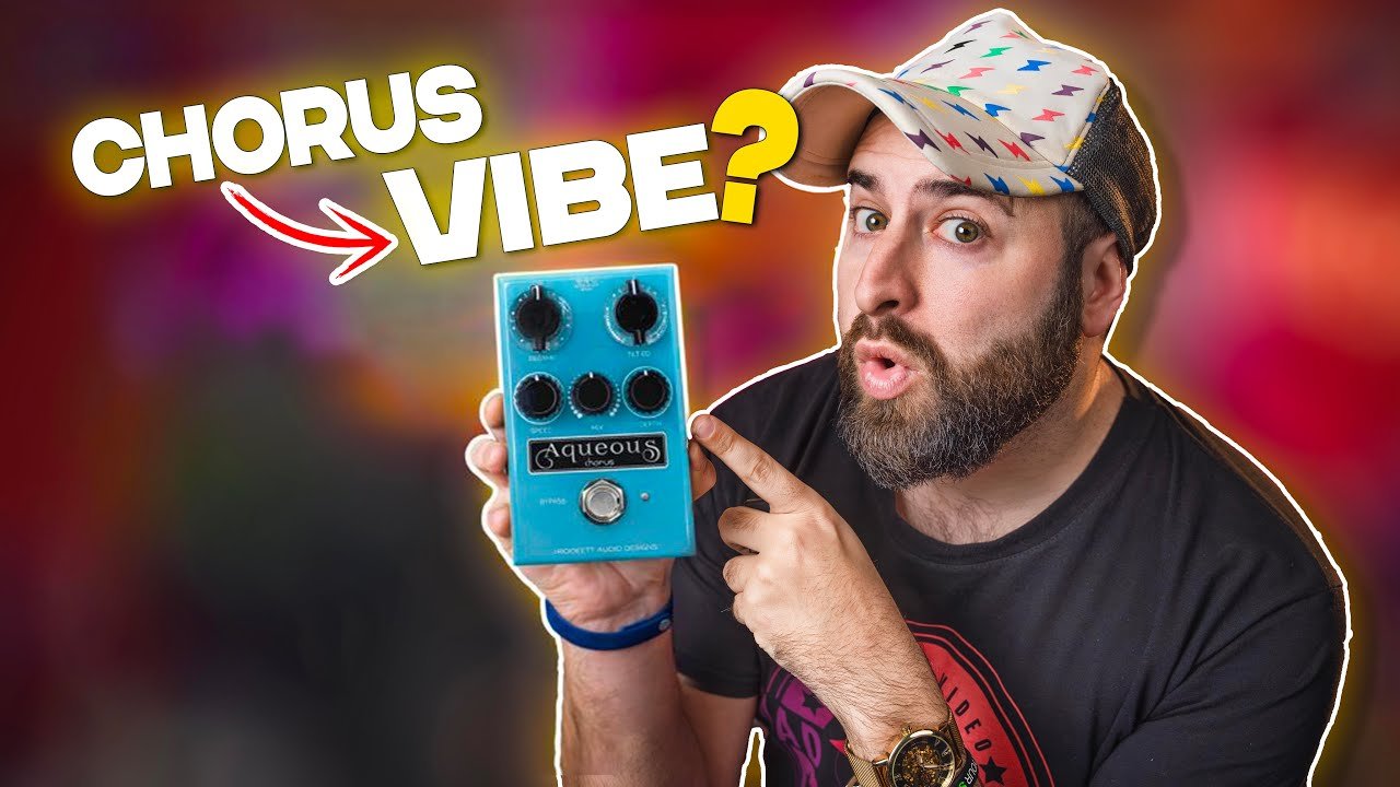 J Rockett Aqueous | Chorus & Vibe with Preamp and Tilt EQ