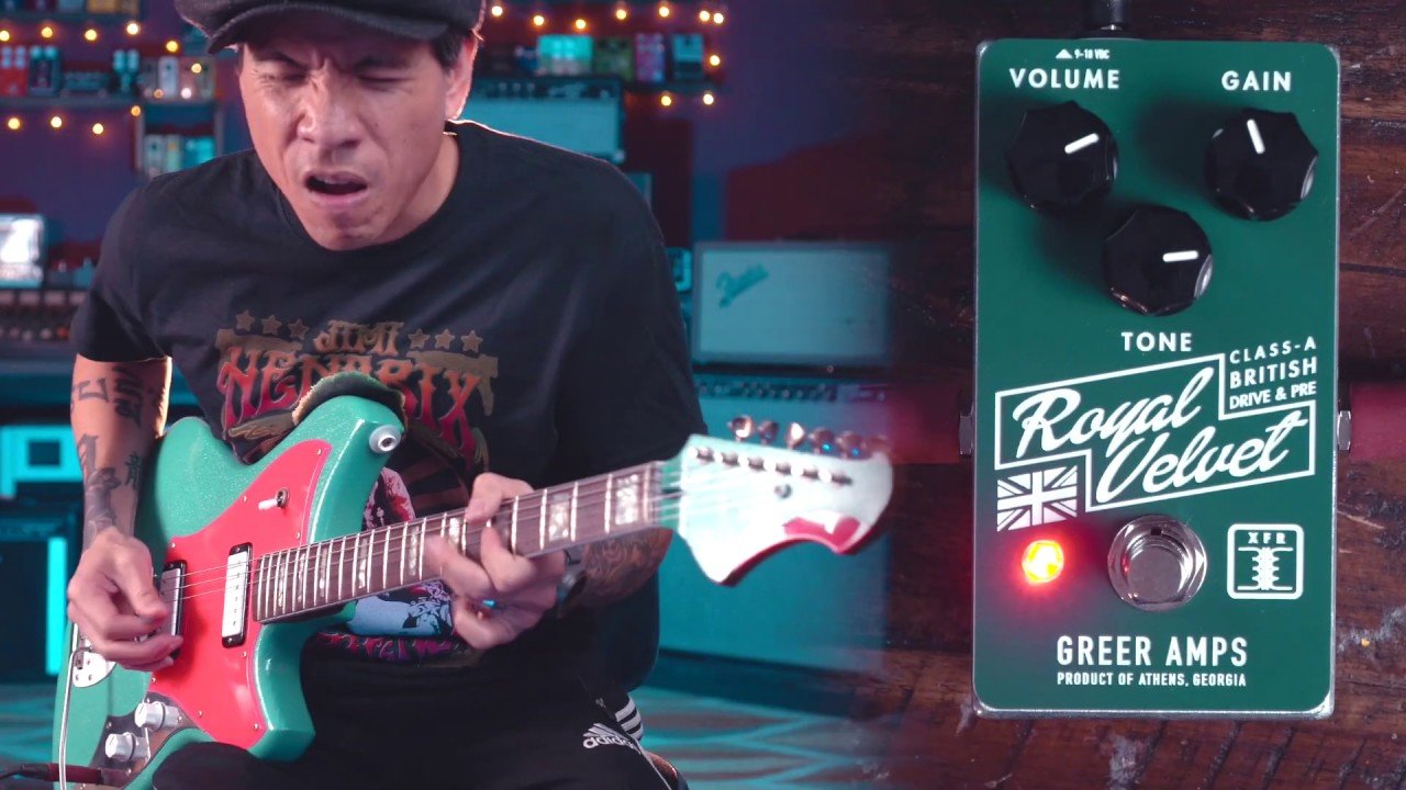 Greer Amps Royal Velvet - British Voiced Overdrive pedal