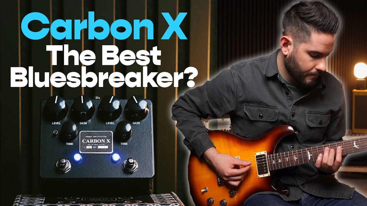 Carbon X Dual Overdrive by Browne Amplification | Guitar Pedal Demo