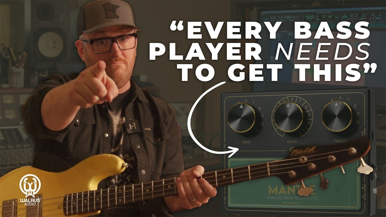 Walrus Audio Mantle Analog Bass Preamp & DI Tech Demo with Ian Martin Allison