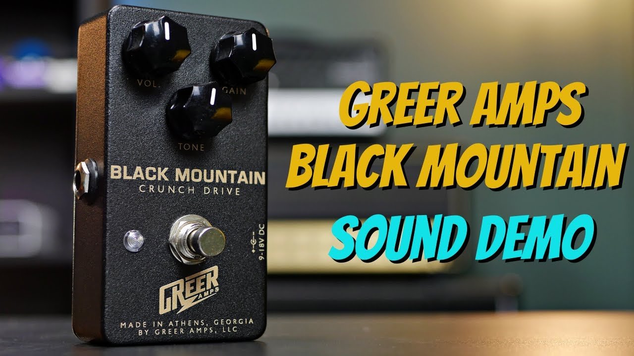 Greer Amps Black Mountain Crunch Drive - Pedal Demo