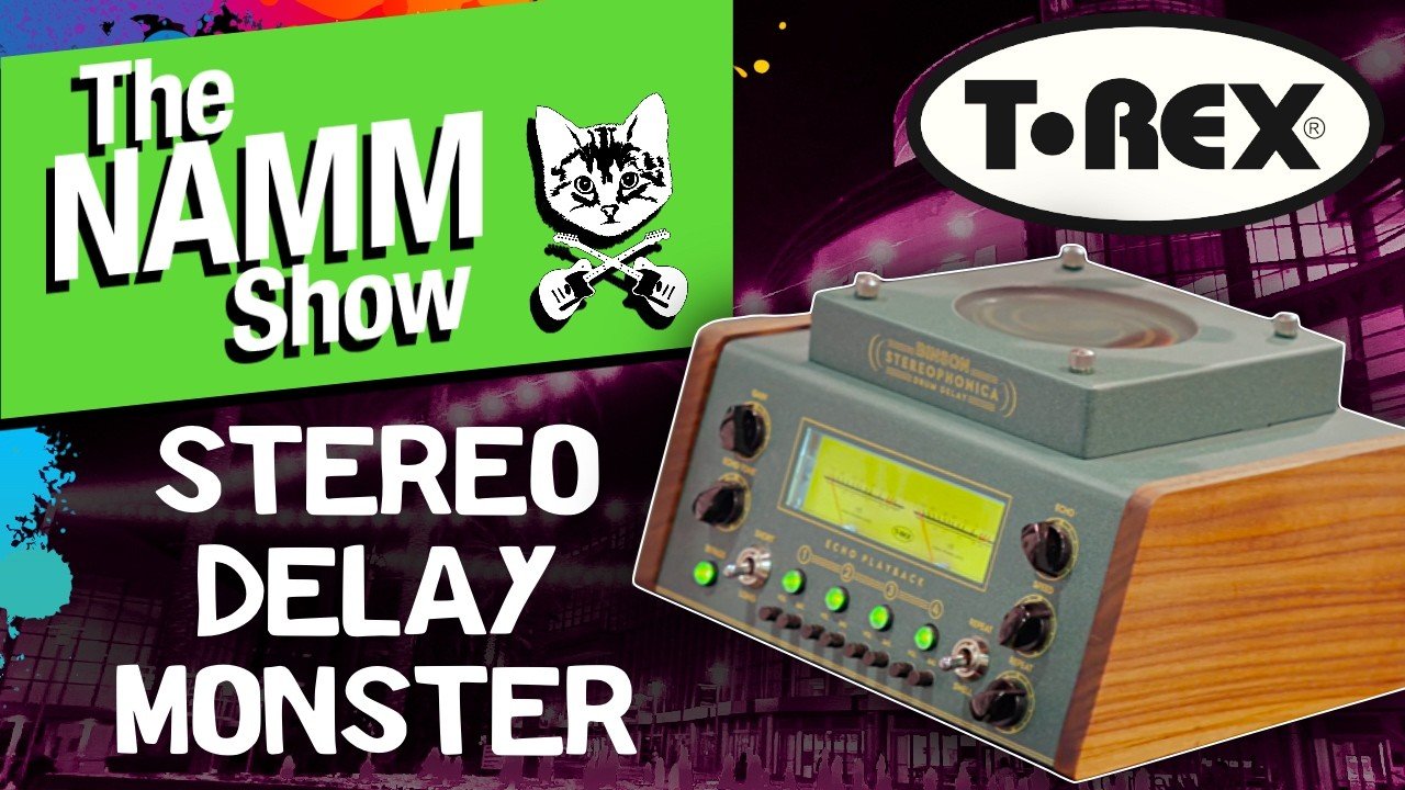 T-Rex Binson Stereophonica at NAMM 2026: The FIRST True Stereo Drum Delay (Echorec Reborn)