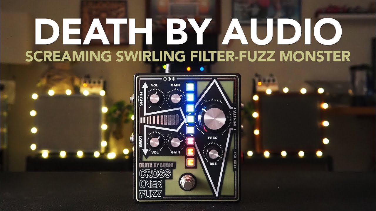 Death By Audio // Crossover Fuzz + Photo Modulator Controller (Stereo Demo)