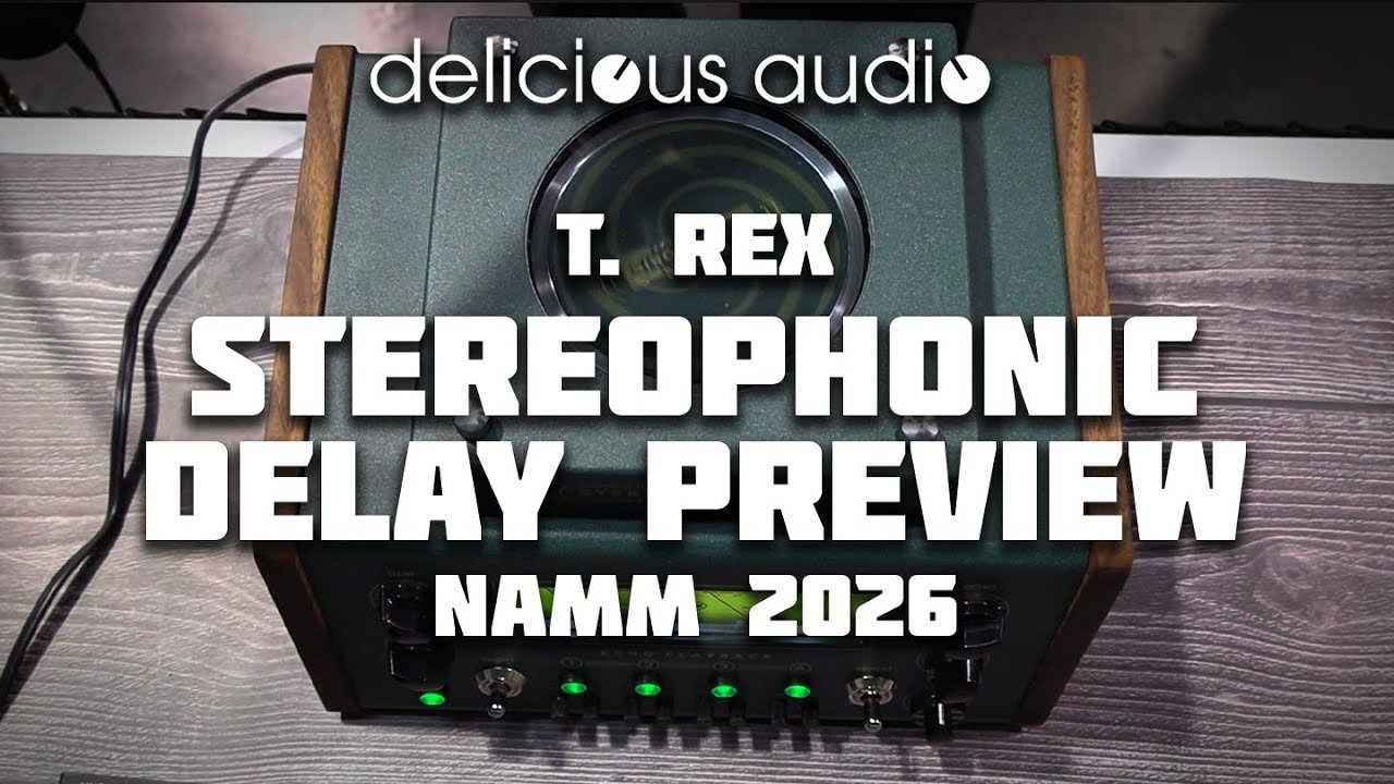 T. Rex - Binson Stereophonica Drum Delay Preview | NAMM 2026
