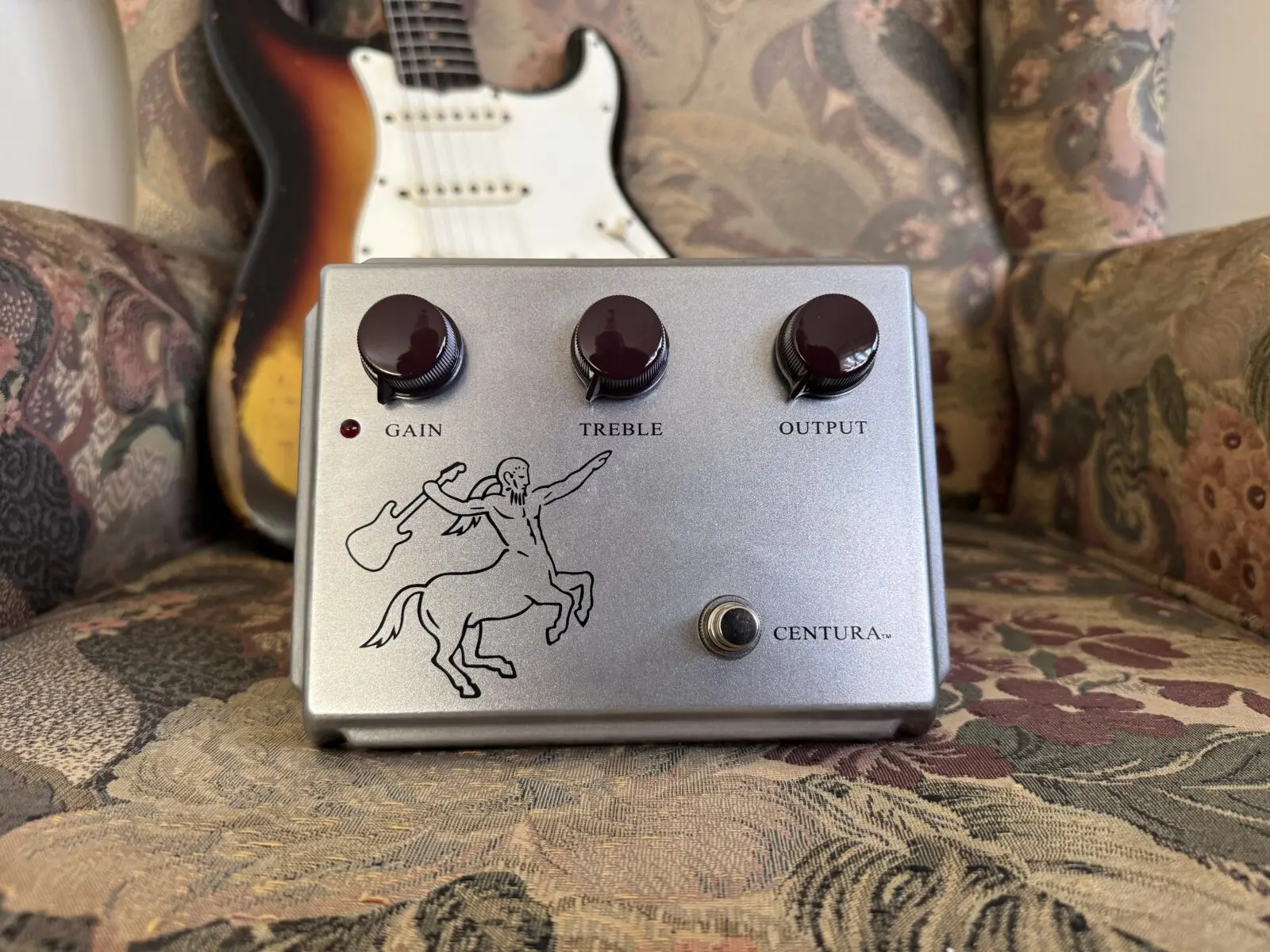 ギター ceriatone CENTURA Ceriatone Centura Silver Raw/Clear Horsie - One More Pedal